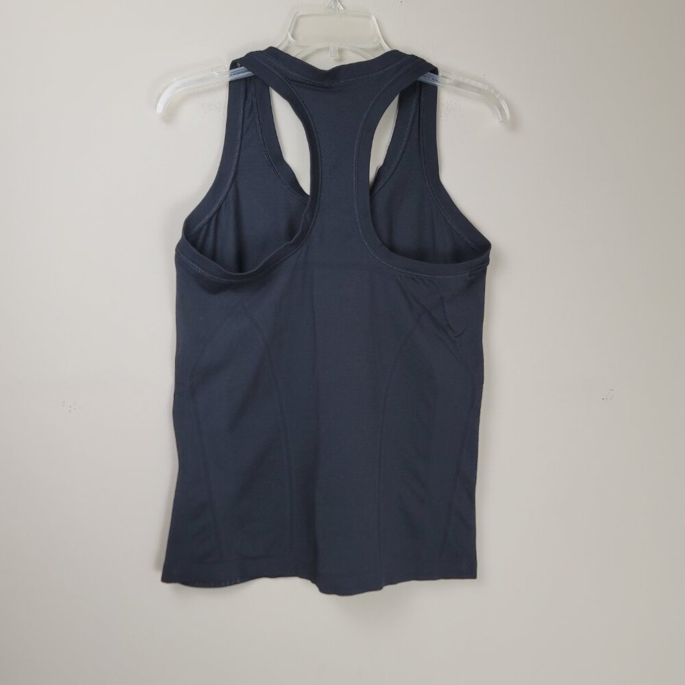 Athleta Womens Momentum Seamless Racerback Tank Top Black Size L Workout Gym - Picture 4 of 7